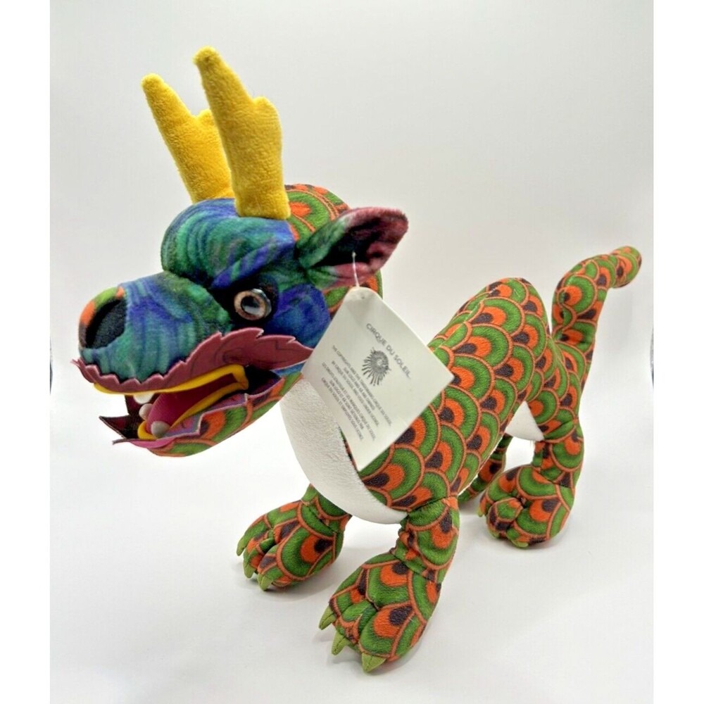 Cirque Du Soleil Las Vegas Plush Dragon MGM Grand Hotel Asian Stuffed Toy 16”
